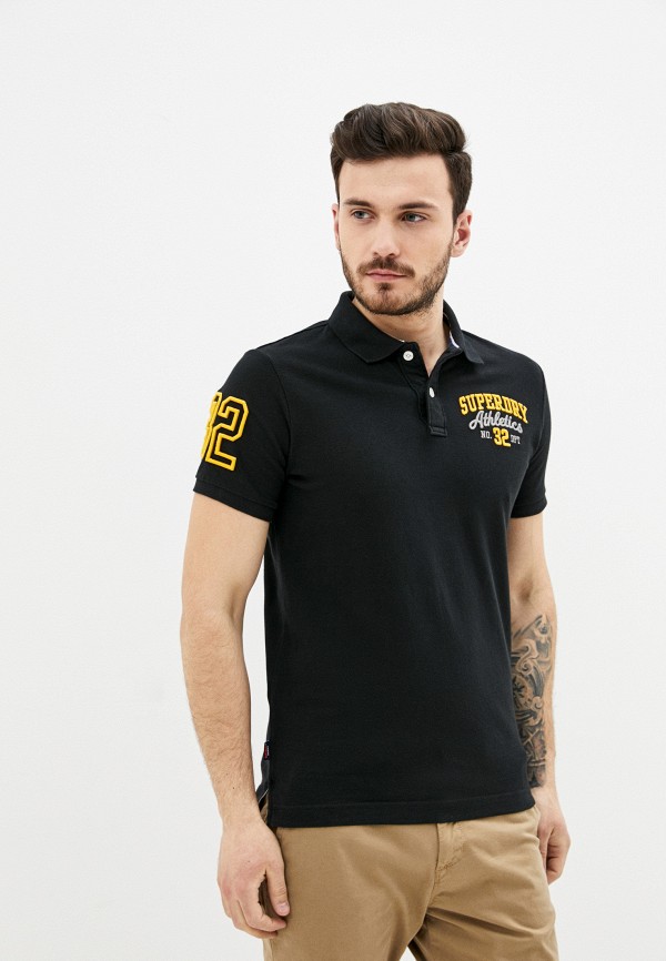 

Поло Superdry, Черный