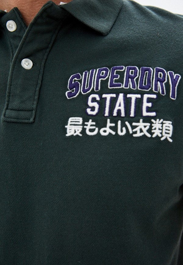

Поло Superdry, Зеленый, Superdry SU789EMIBOR3