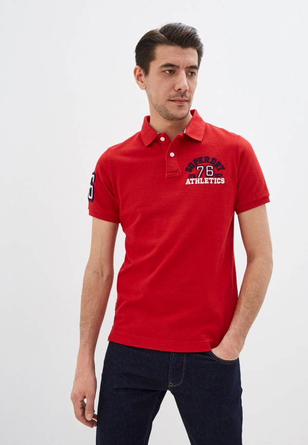 

Поло Superdry, Красный