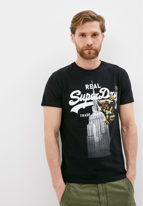 

Футболка Superdry, Черный, Superdry SU789EMKDHV2
