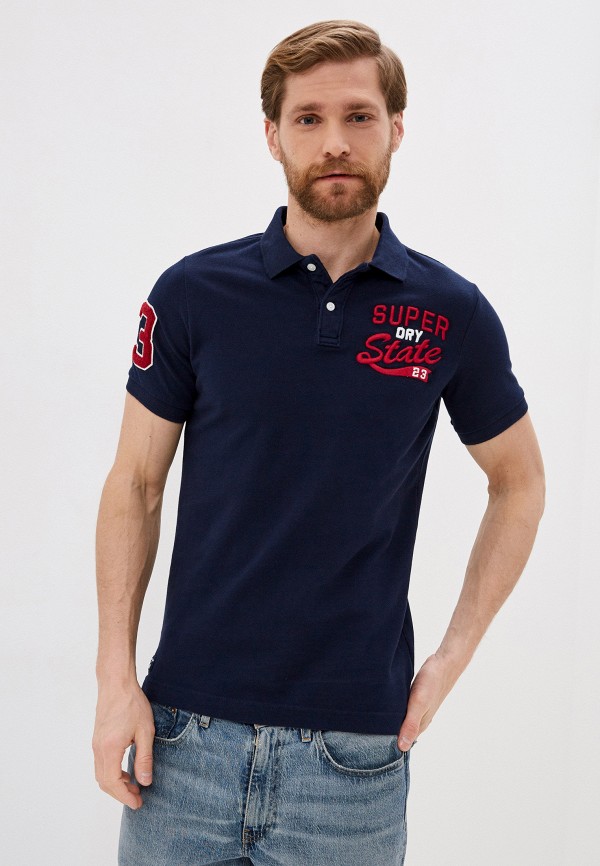 

Поло Superdry, Синий