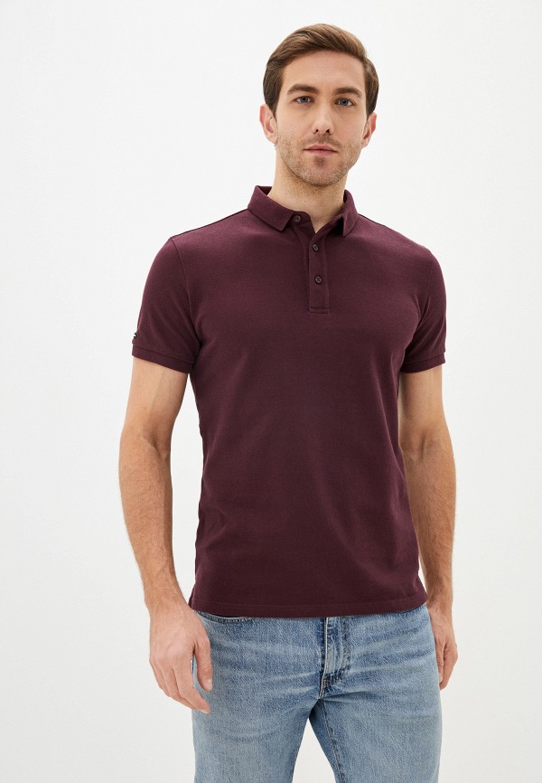 

Поло Superdry, Бордовый, Superdry SU789EMKDHZ3