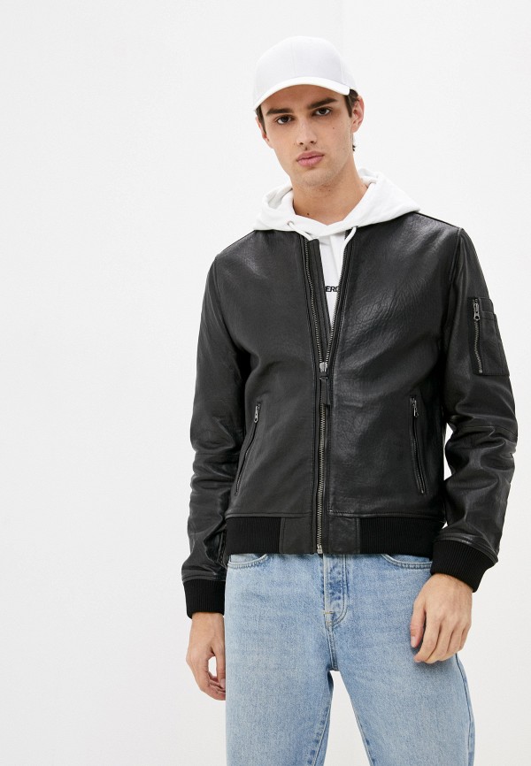 

Куртка кожаная Superdry, Черный, Superdry SU789EMKDIK3