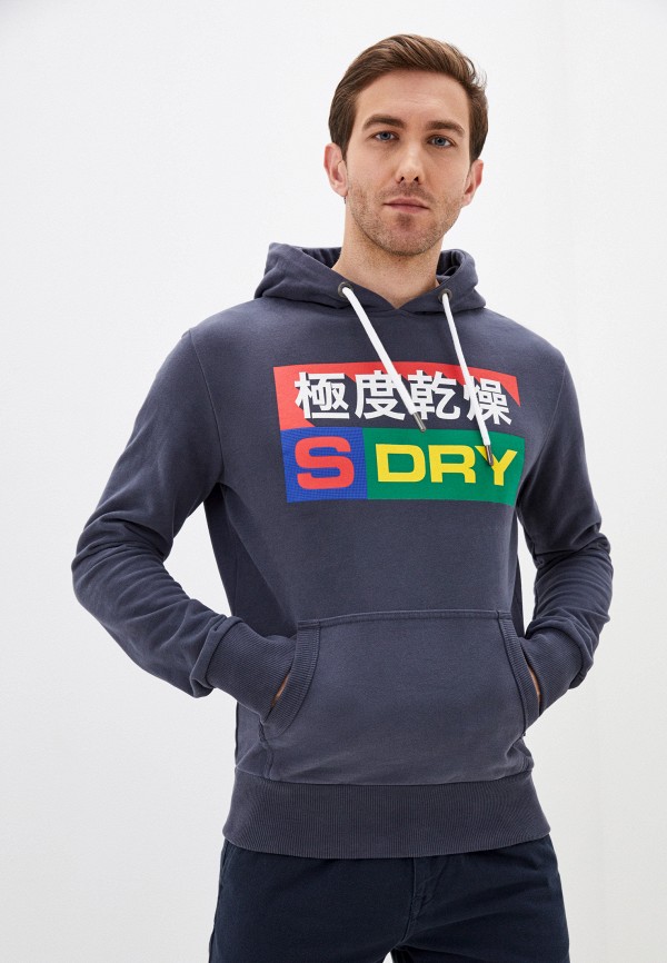 

Худи Superdry, Серый, Superdry SU789EMLNZI0