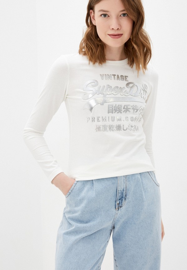 

Лонгслив Superdry, Белый, Superdry SU789EWJAES3