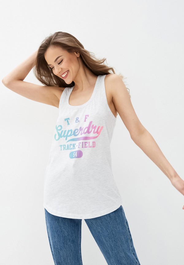 

Майка Superdry, Белый, Superdry SU789EWJAEU0