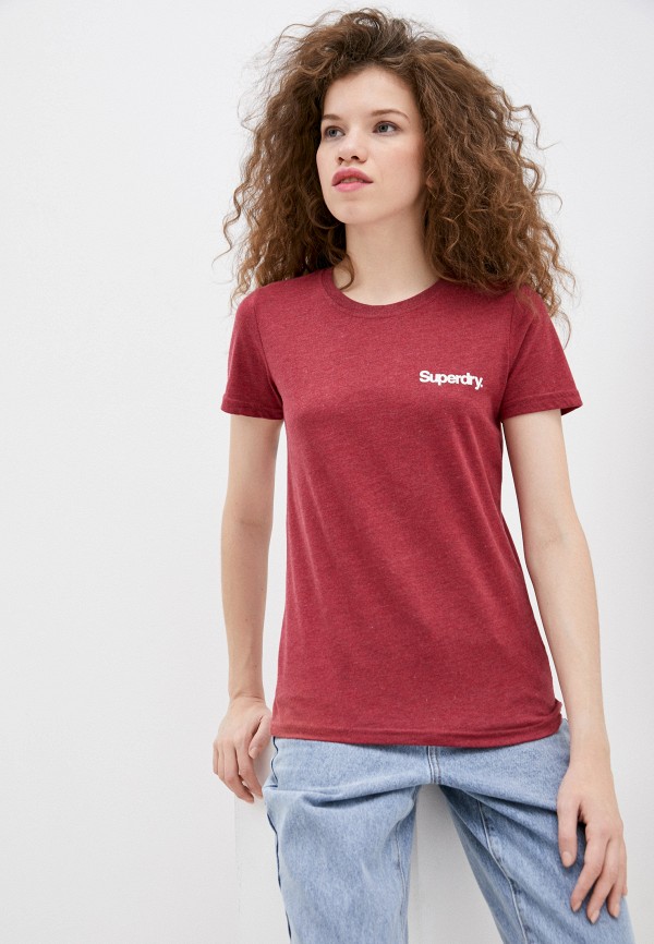 

Футболка Superdry, Бордовый, Superdry SU789EWLMOI5