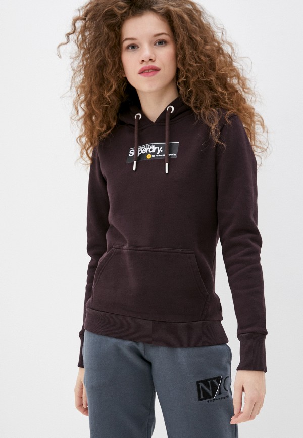 

Худи Superdry, Бордовый