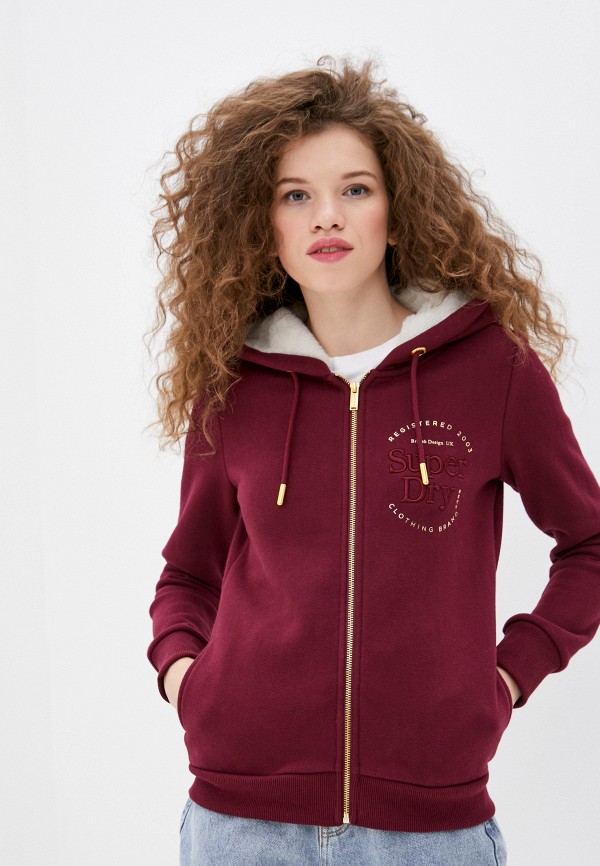 

Толстовка Superdry, Бордовый
