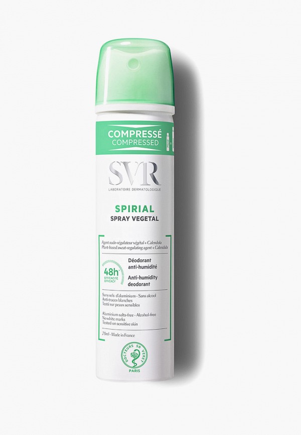 

Дезодорант SVR, Прозрачный, -спрей, SPIRIAL PLANT SPRAY, 75 мл