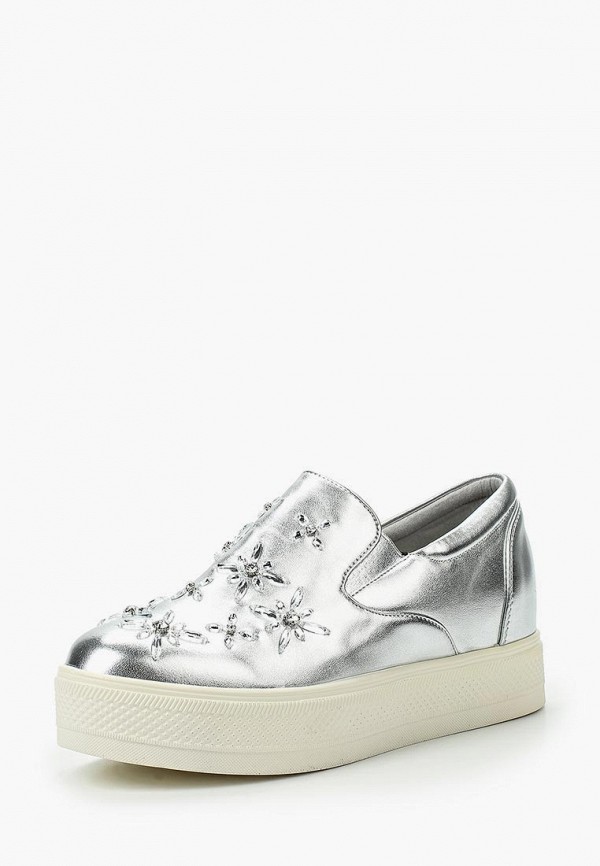 

Слипоны Sweet Shoes, Серебряный