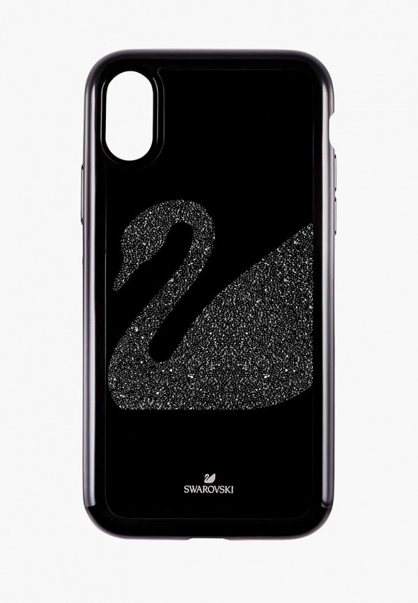 

Чехол для iPhone Swarovski®, X SWAN FABRIC, Черный