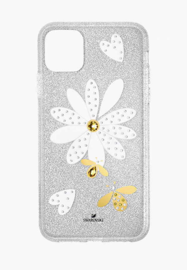 

Чехол для iPhone Swarovski®, Серебряный, 11 PRO MAX Eternal Flower
