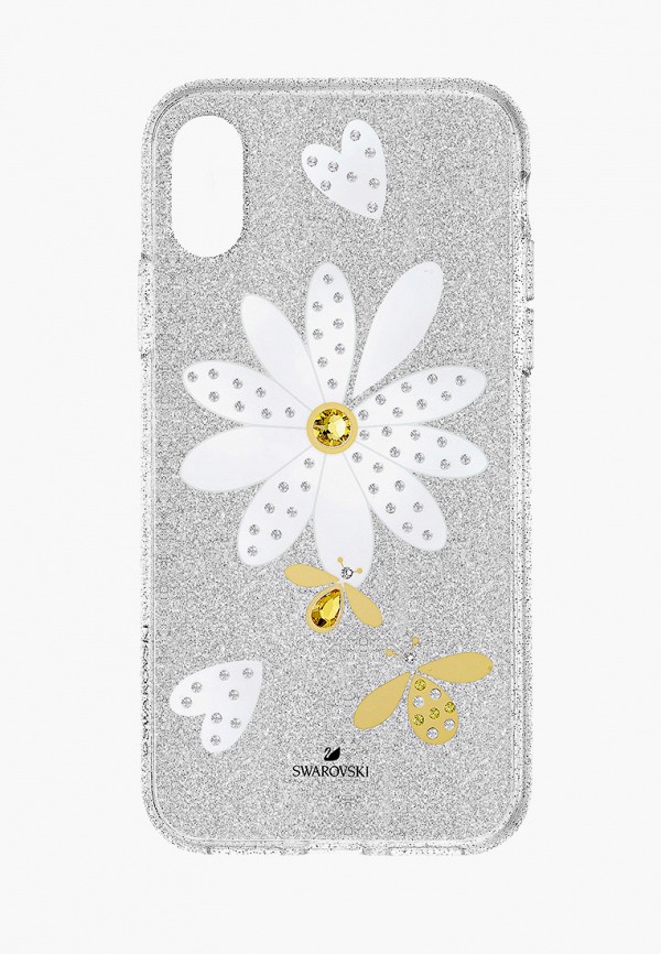 

Чехол для iPhone Swarovski®, Серебряный, X Eternal Flower