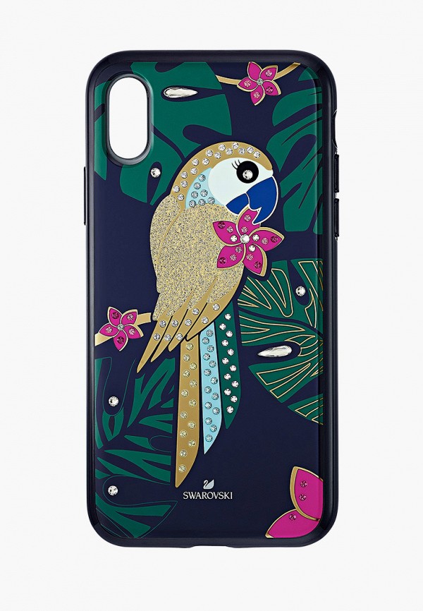 

Чехол для iPhone Swarovski®, Синий, X, Tropical