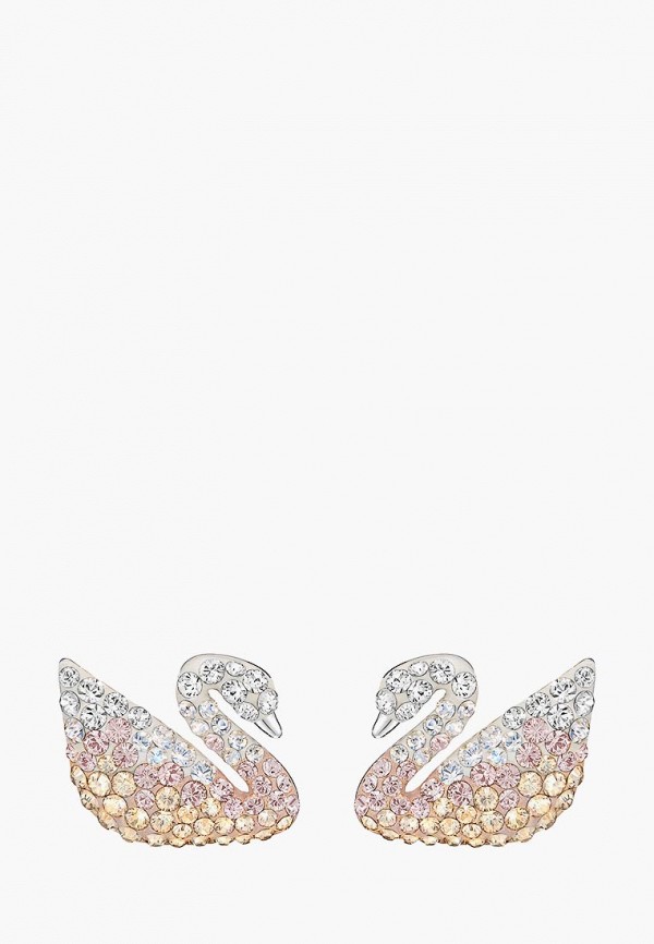 

Серьги Swarovski®, Разноцветный, ICONIC SWAN