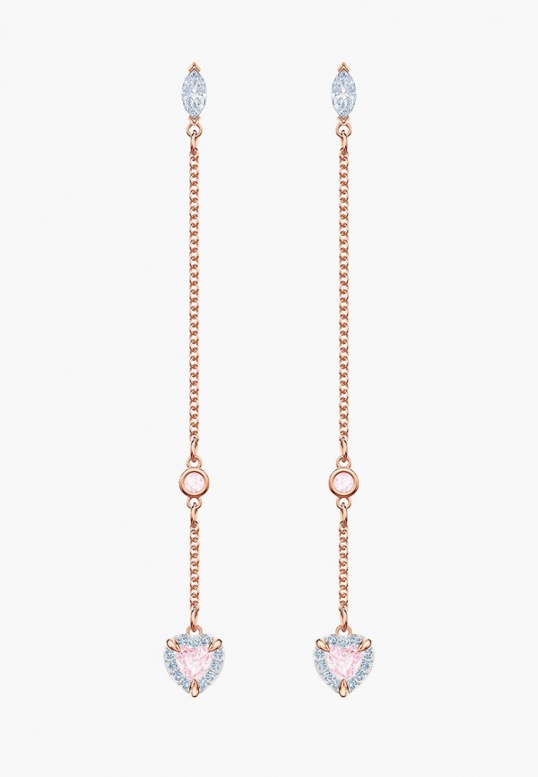 

Серьги Swarovski®, ONE, Золотой