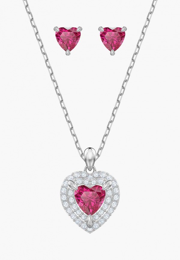 

Комплект Swarovski®, Розовый, ONE