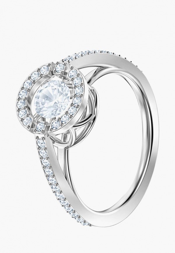 

Кольцо Swarovski®, Серебряный, SPARKLING DC