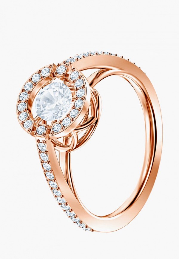

Кольцо Swarovski®, Золотой, SPARKLING DC