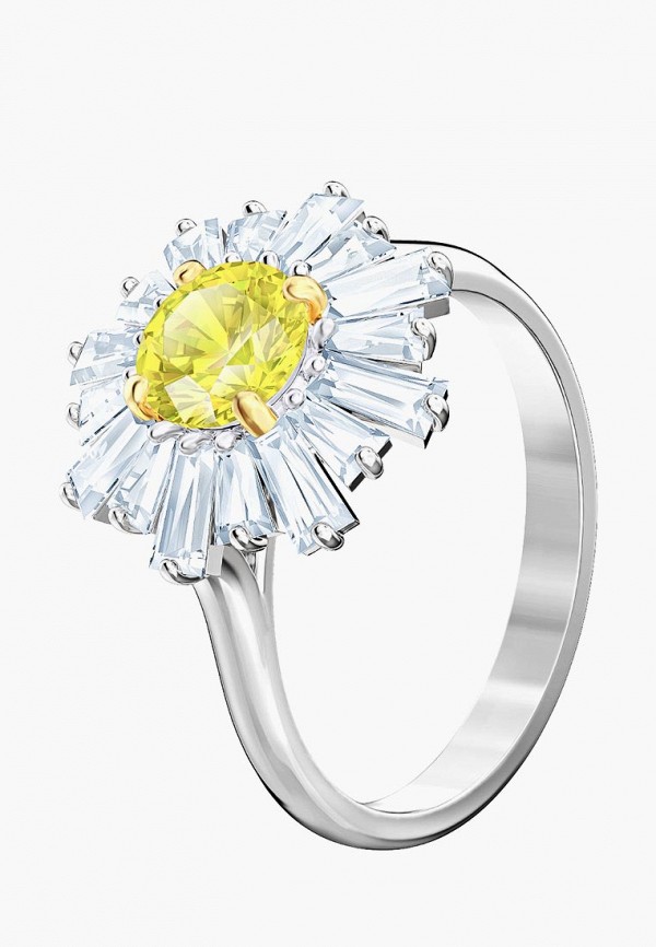 

Кольцо Swarovski®, Серебряный, SUNSHINE