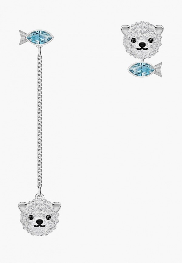 

Серьги Swarovski®, Серебряный, Polar