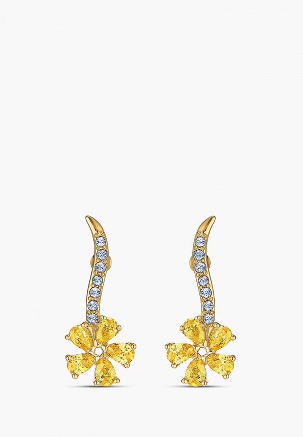 

Серьги Swarovski®, Желтый, Flora