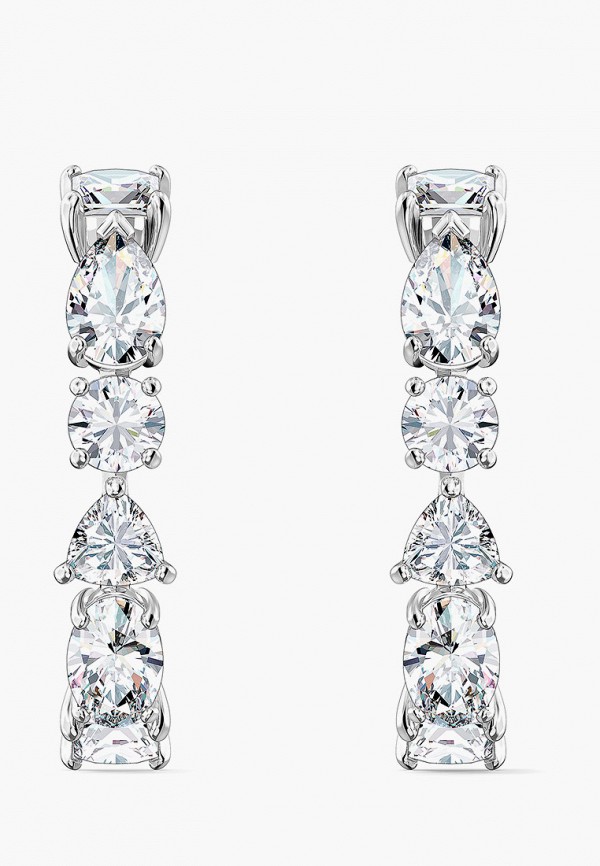 

Серьги Swarovski®, Серебряный, Tennis DLXMC