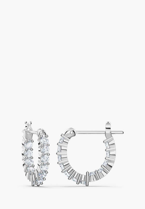 

Серьги Swarovski®, Серебряный, Vittore, покрытие родий