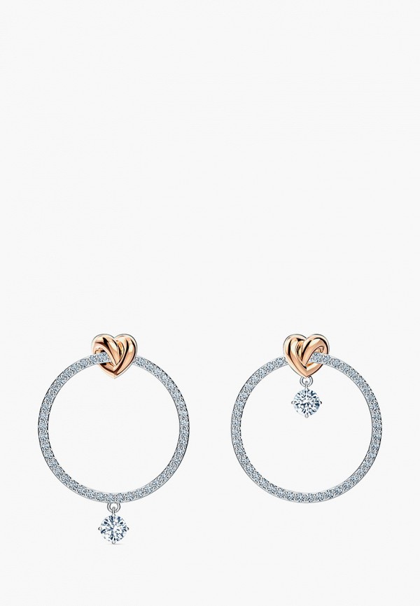 

Серьги Swarovski®, Разноцветный, с родиевым покрытием