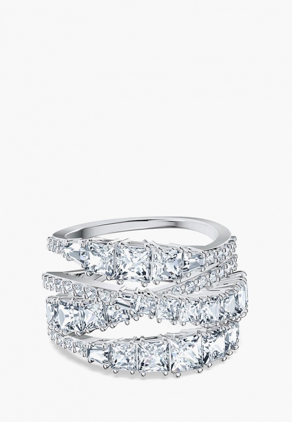 

Кольцо Swarovski®, Серебряный, Twist с родиевым покрытием