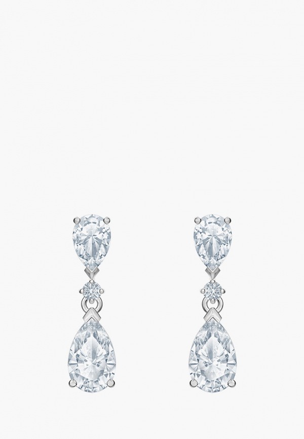 

Серьги Swarovski®, Серебряный, с родиевым покрытием