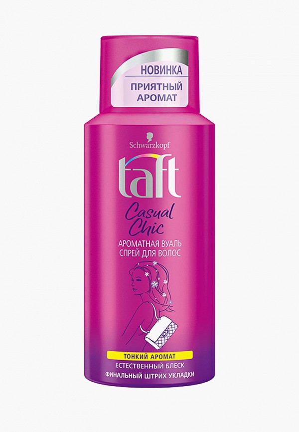 

Спрей для волос Taft, Casual Chic Ароматная вуаль 100 мл, Прозрачный