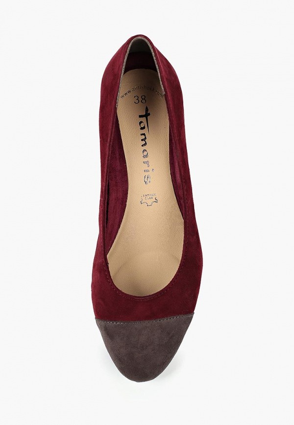 

Туфли Tamaris, Tamaris TA171AWBZNW2, Бордовый