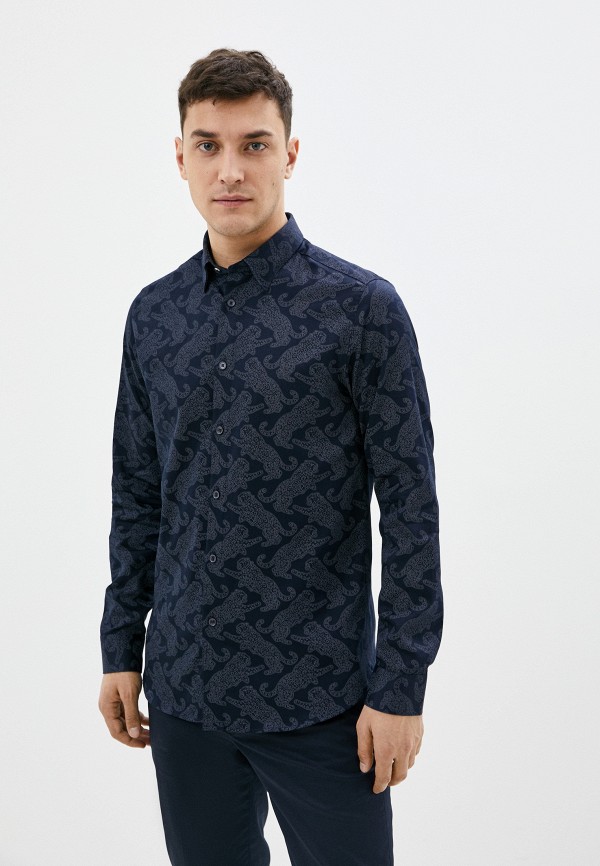 

Рубашка Ted Baker London, Синий, Ted Baker London TE019EMHRQZ1