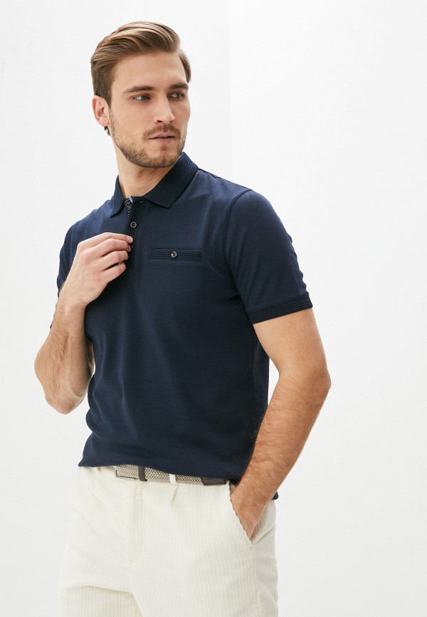 

Поло Ted Baker London, Синий, pumpit
