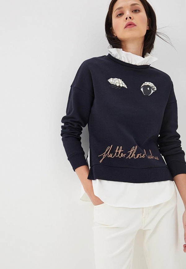 

Свитшот Ted Baker London, TED SAYS RELAX, Синий