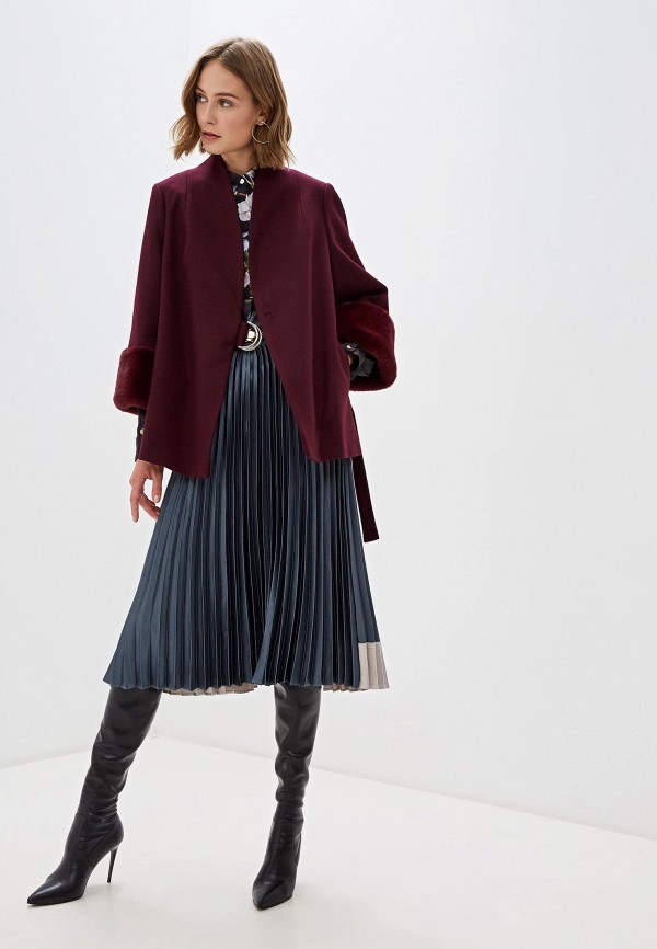 

Полупальто Ted Baker London, Бордовый, Ted Baker London TE019EWFXZP0