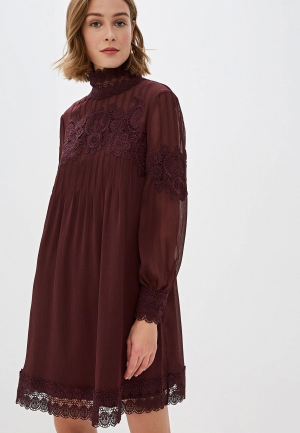 

Платье Ted Baker London, Бордовый, Ted Baker London TE019EWFXZQ1