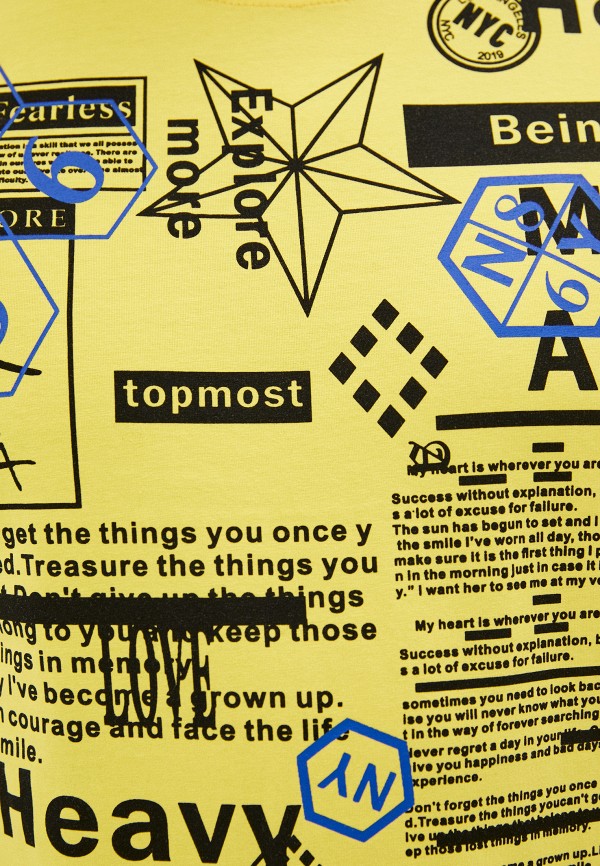 

Футболка Terance Kole, Желтый, Terance Kole TE020EMJCMX6