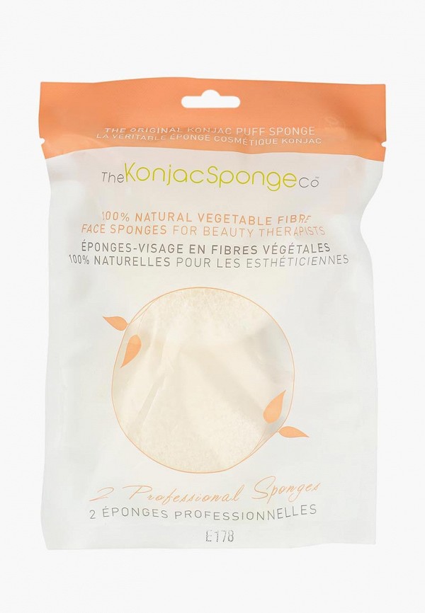 фото Спонж для очищения лица The Konjac Sponge Co