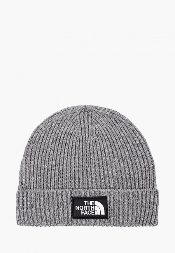 

Шапка The North Face, Серый, TNF LOGO BOX CUF BNE