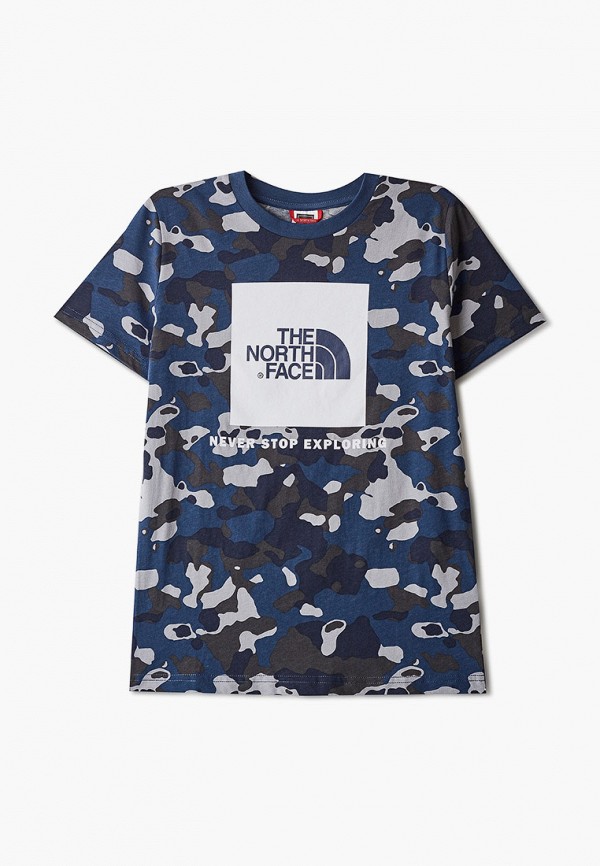 

Футболка The North Face, Синий, Y BOX S/S TEE