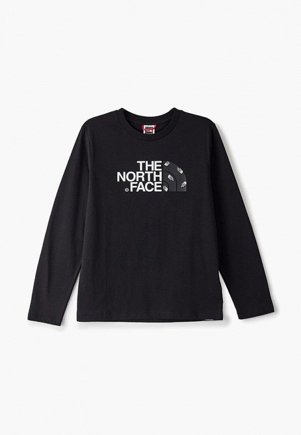 

Лонгслив The North Face, Y EASY /S TEE, Черный