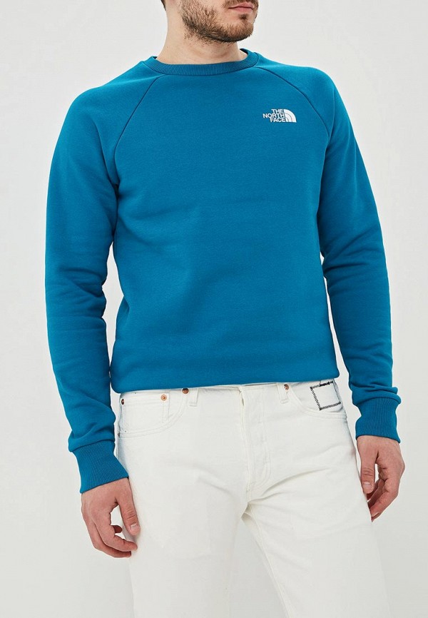 

Свитшот The North Face, M RAGLAN REDBOX CREW, Голубой