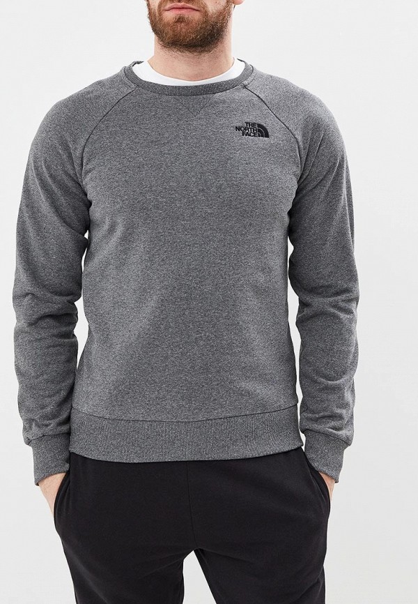 

Свитшот The North Face, M RAGLAN SI DE CREW, Серый