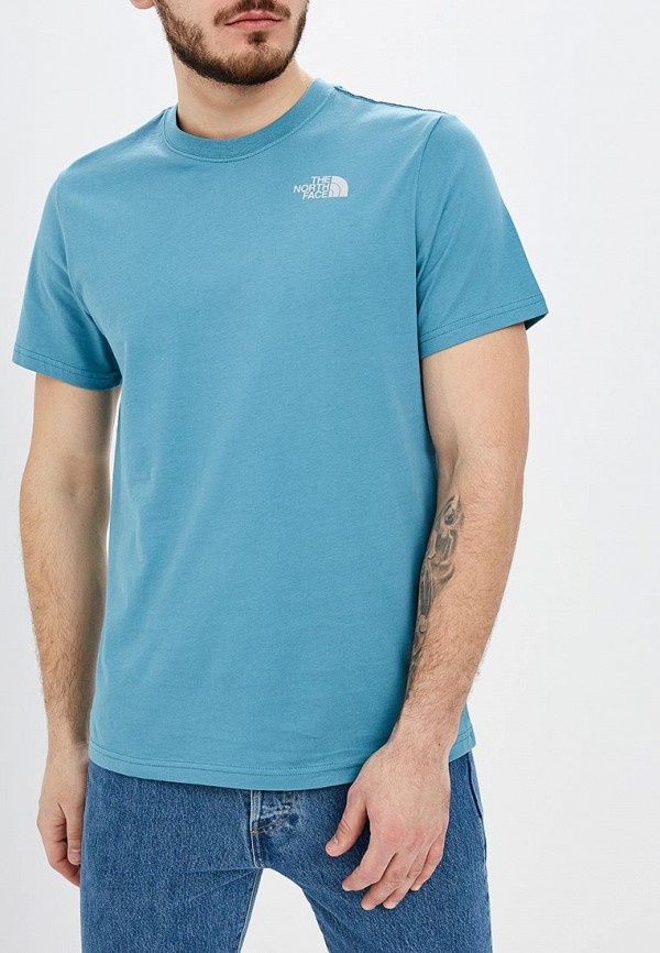 

Футболка The North Face, M S/S RED BOX TEE, Бирюзовый