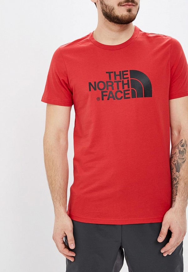 

Футболка The North Face, M S/S EASY TEE, Красный
