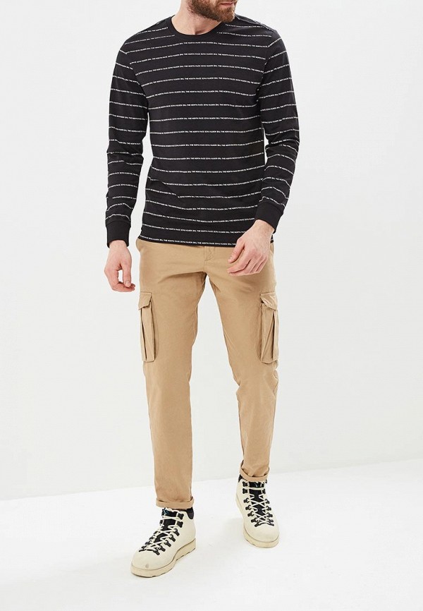 

Лонгслив The North Face, M L/S STRIPES TEE, Черный