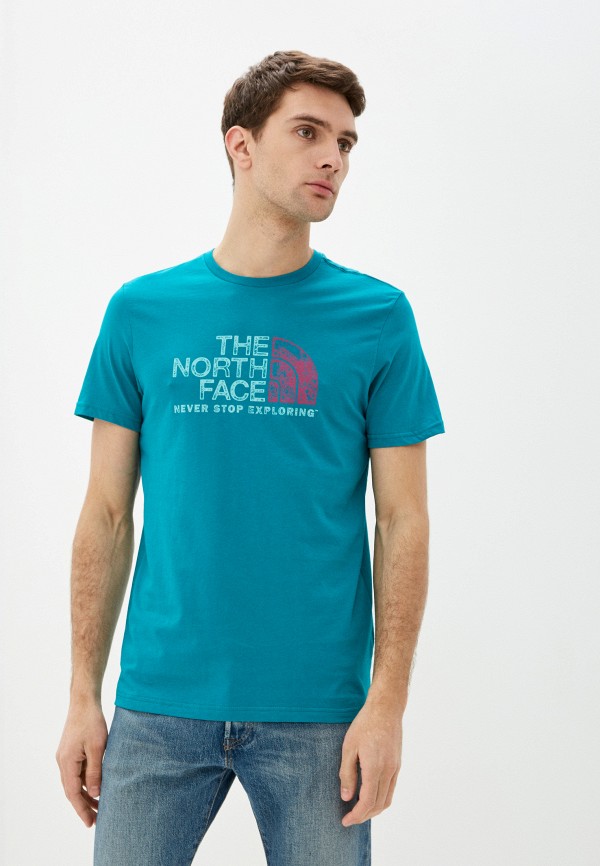 

Футболка The North Face, Бирюзовый